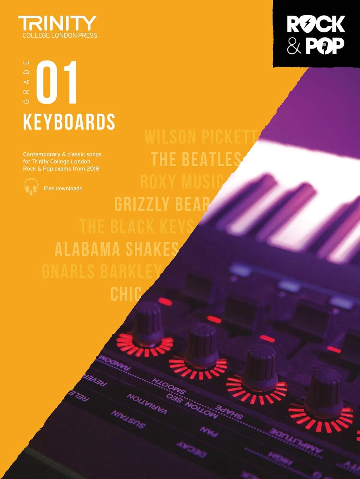 TCL Examination Book Rock & Pop 2018 Keyboards Grade 1