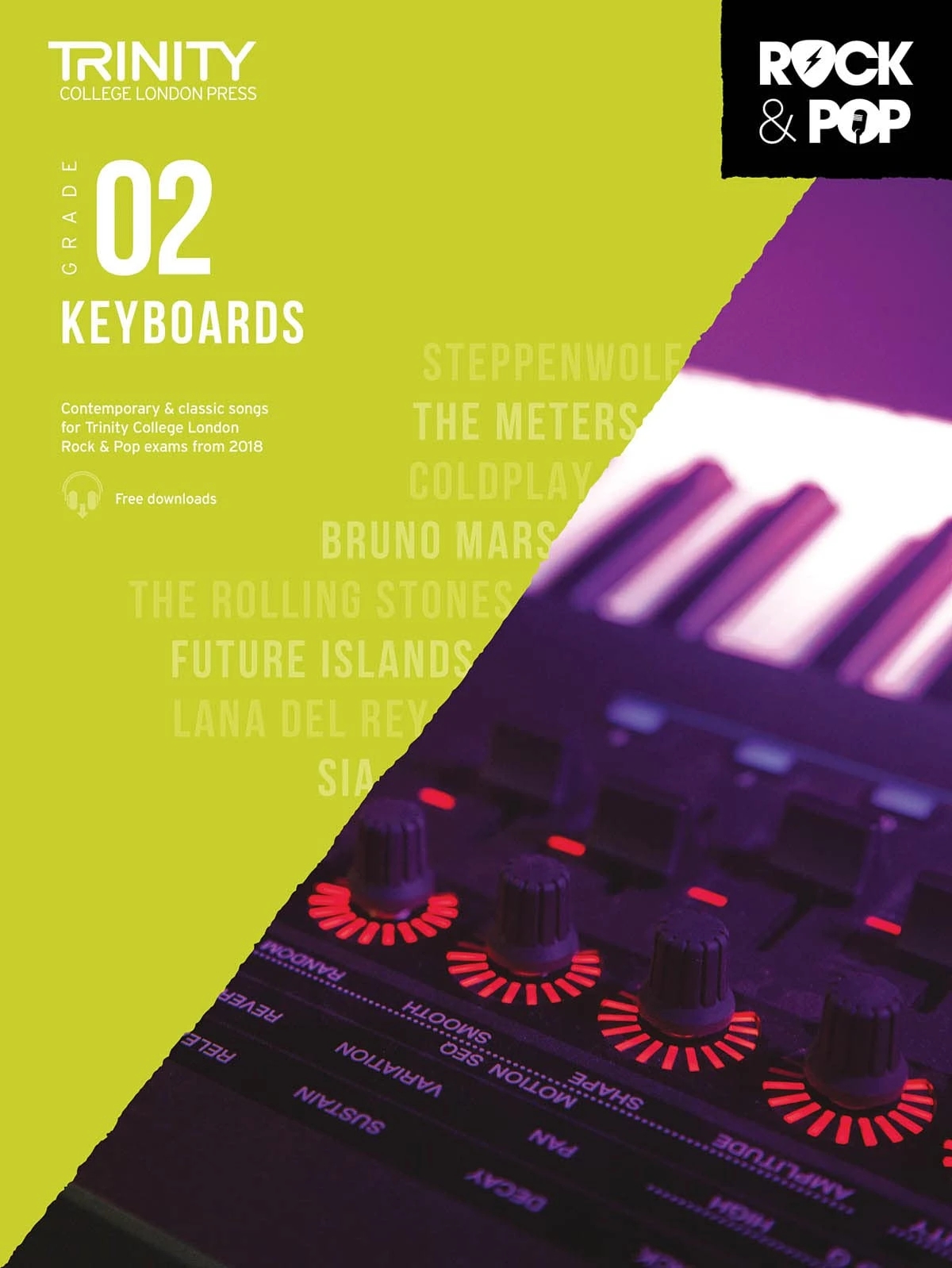 TCL Examination Book Rock & Pop 2018 Keyboards Grade 2