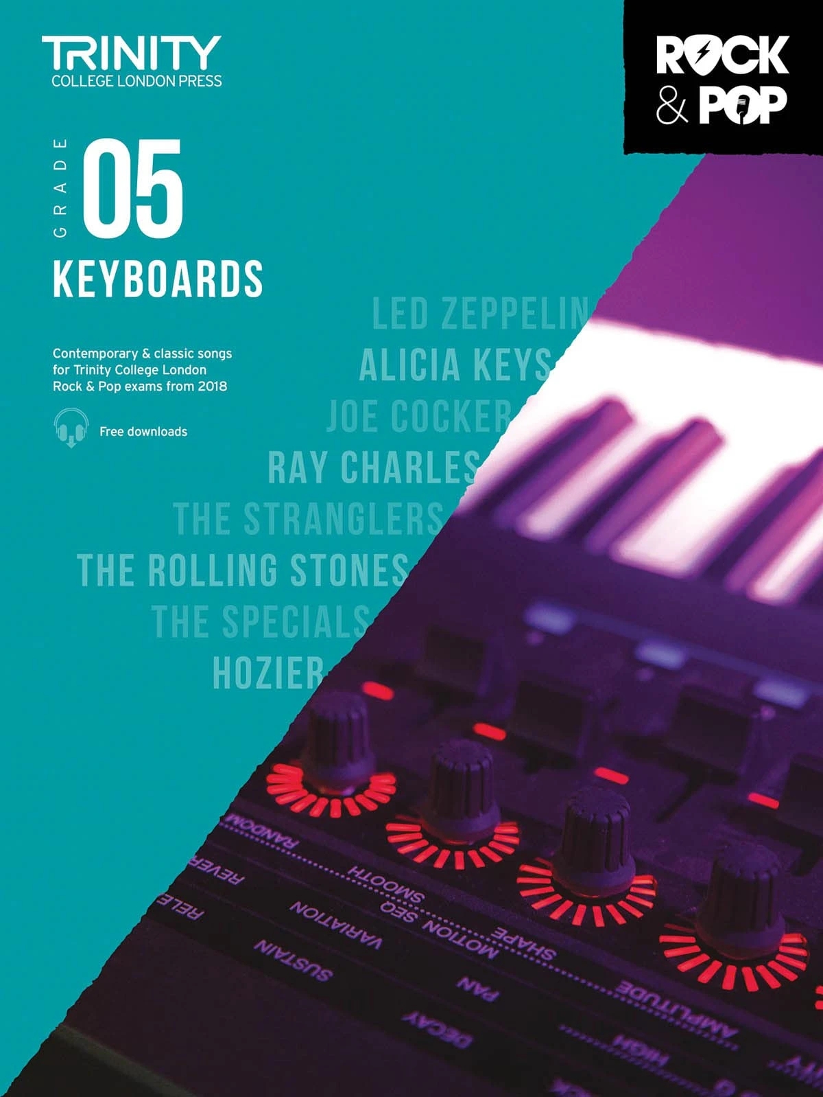 TCL Examination Book Rock & Pop 2018 Keyboards Grade 5