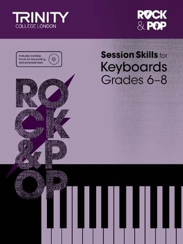 TCL Examination Book Rock & Pop Session Skills for Keyboards, Grades 6–8 (+ CD)