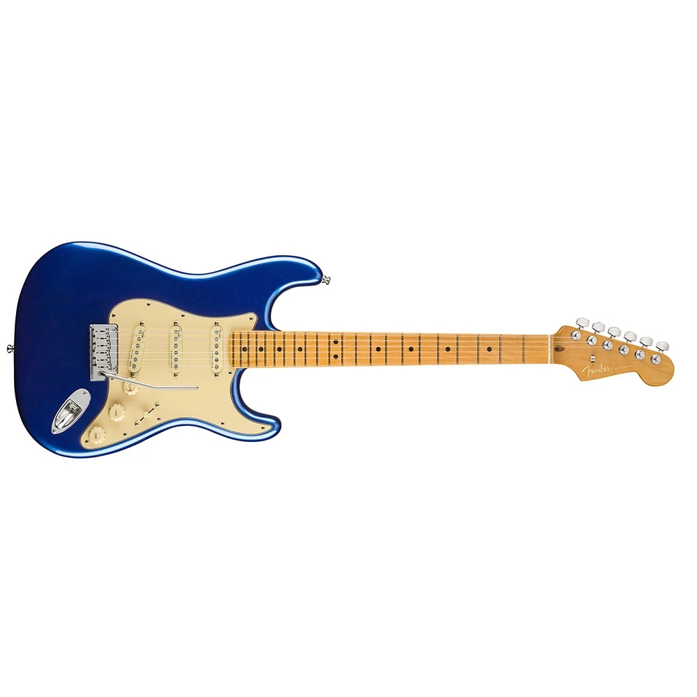 Fender 0118012795 AM Ultra Strat Maple Cobra Blue Electric Guitar
