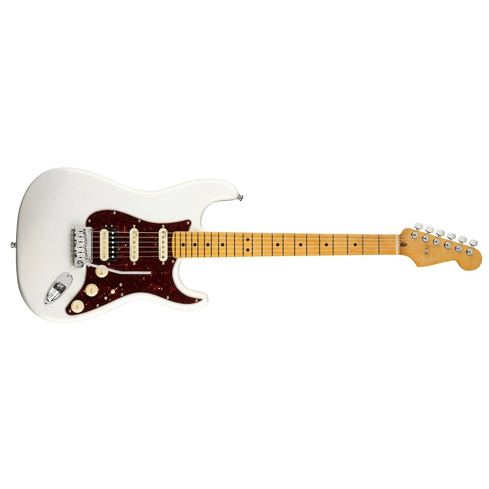 Fender 0118022781 AM Ultra Strat HSS Maple Arctic Pearl Electric Guitar