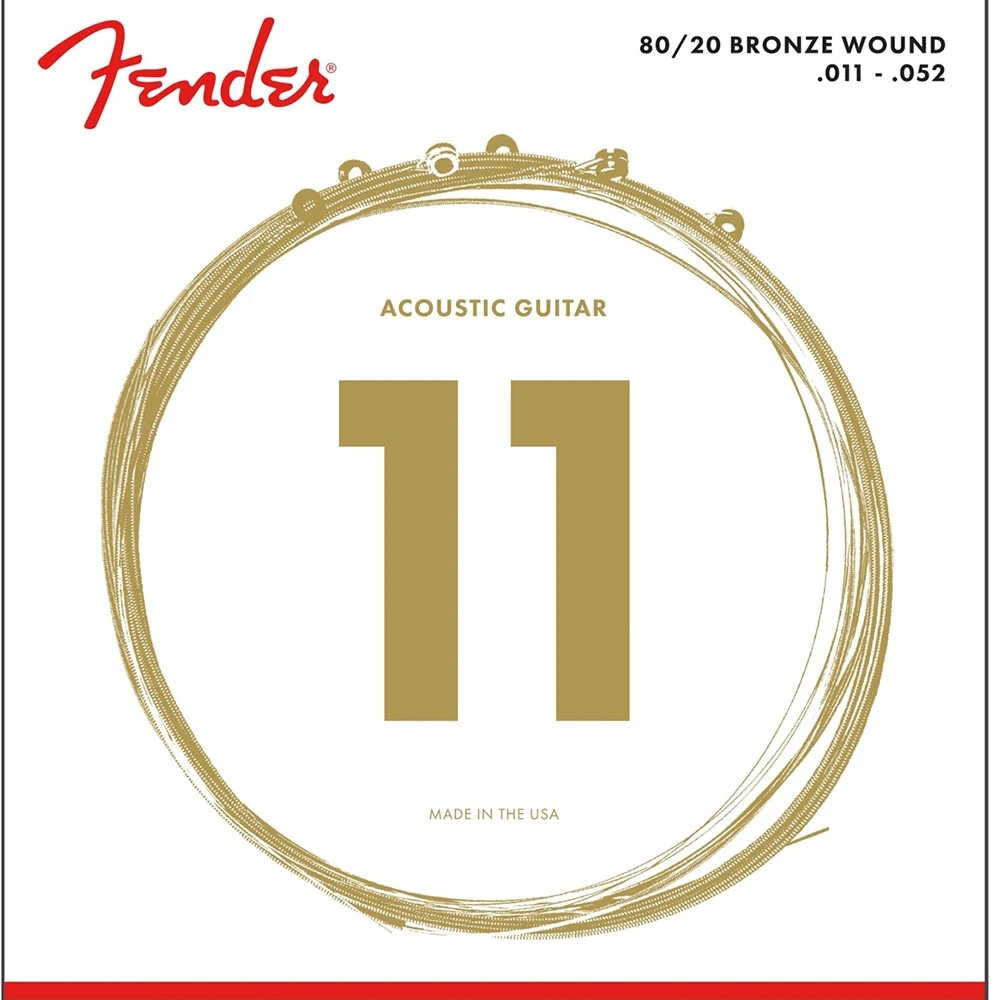 Fender 0730070405 Acoustic Guitar String 80/20 Bronze .011-.052 70CL