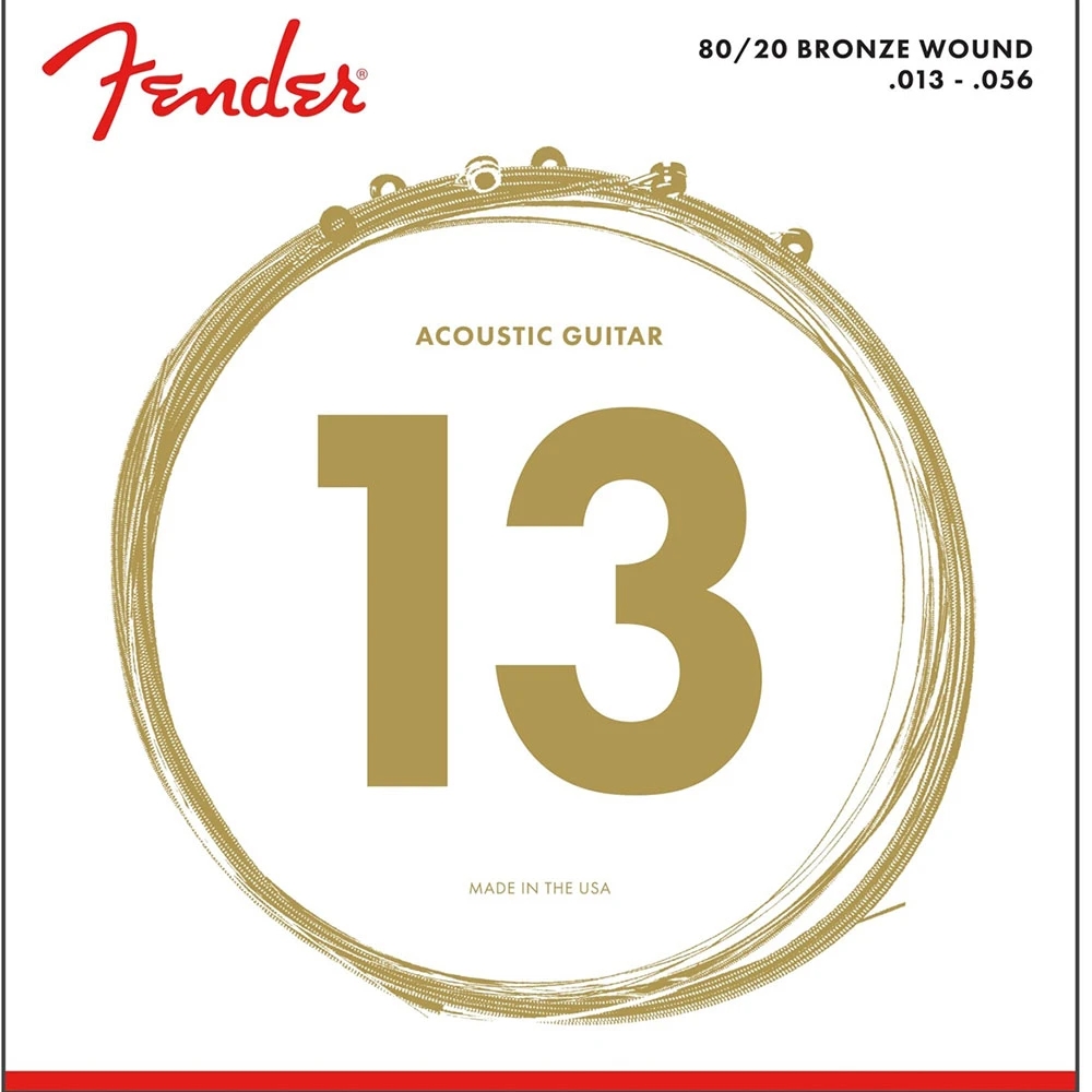 Fender 0730070408 Acoustic Guitar String 80/20 Bronze .013-.056 70M