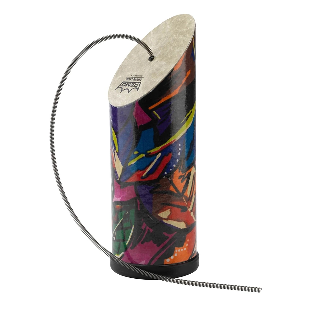 Remo SP-0410-09 4" Fabric Tropical Leaf Spring Drum