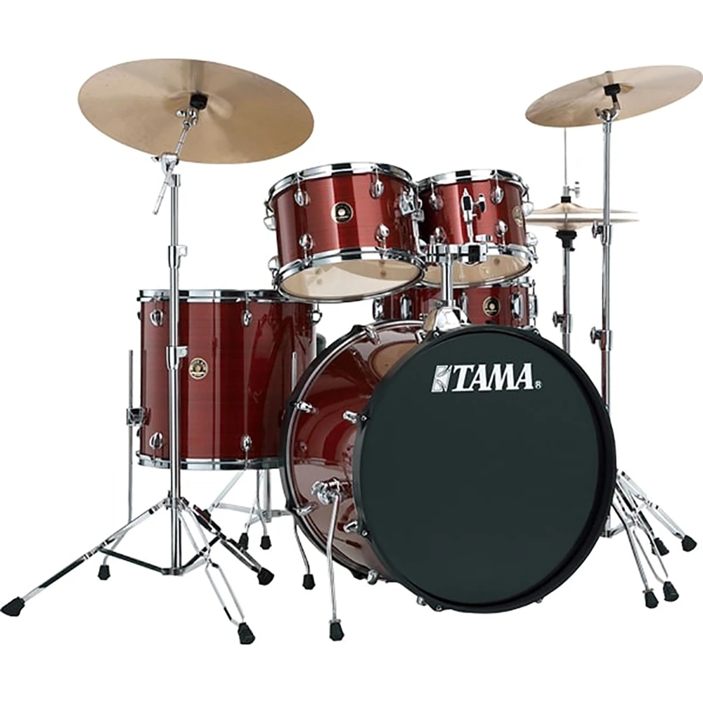 Tama RM50YH5-RDS 20" Rhythm Mate Red Stream Drum Kit with Hardware & Throne