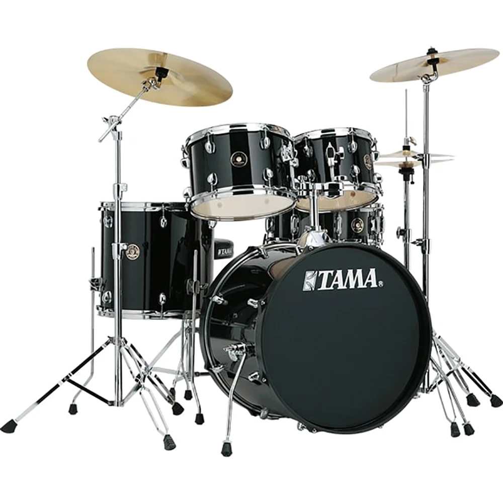 Tama RM50YH5-BK 20" Rhythm Mate Black Drum Kit with Hardware & Throne