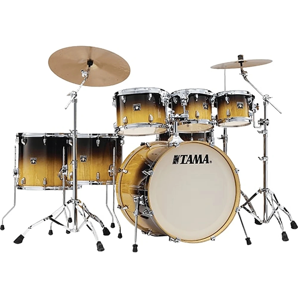 Tama CL72RS-PGLP 22" 7pc Superstar Classic Gloss Lacebark Pine Fade Drum Kit