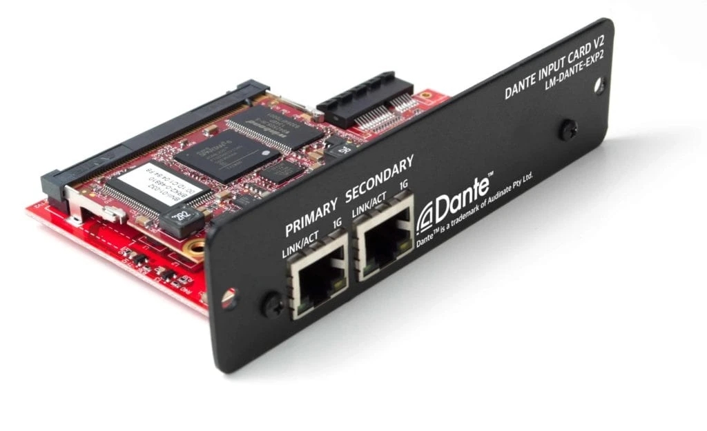 Digital Audio Labs LM-DANTE-EXP2 Dante Input Card Monitor System