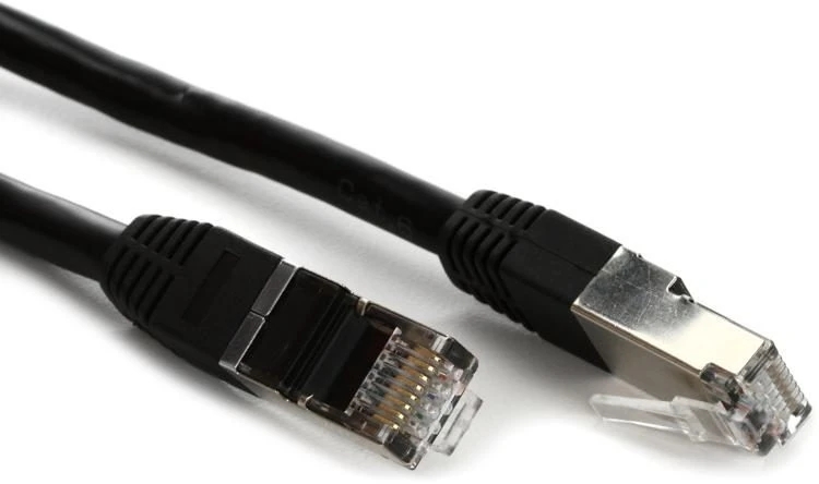 Digital Audio Labs CBL-CAT6-25 25’ Shielded CAT6 Cable Black