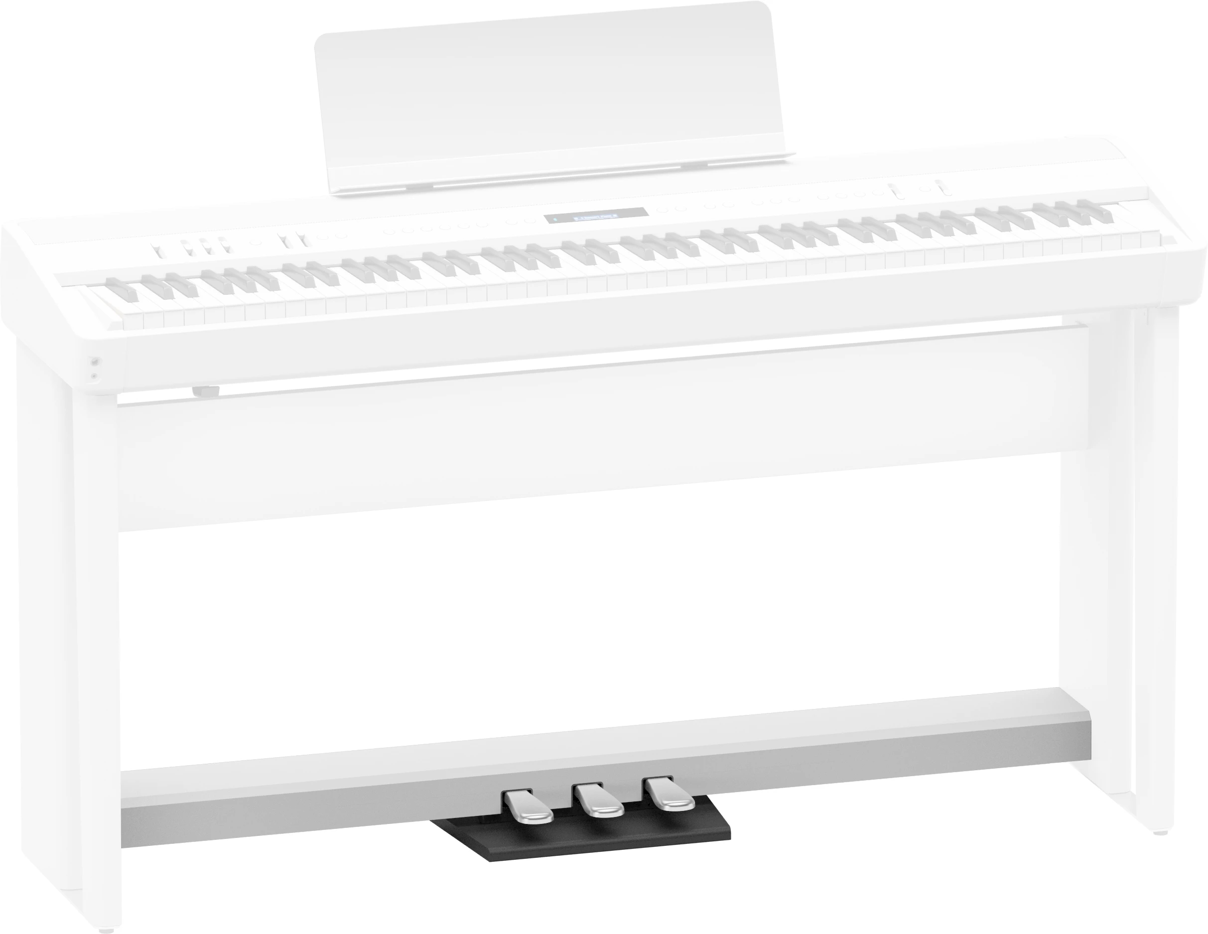 Roland KPD-90-WH White Pedal Board for FP-90X