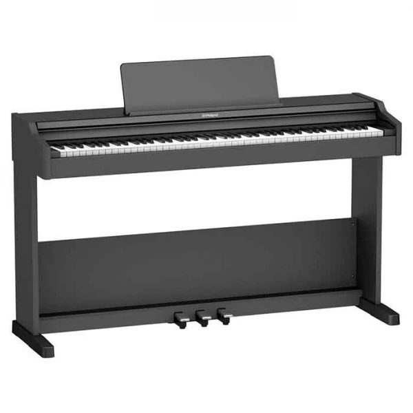 Roland RP107-BK 88-Keys PHA-4 Standard Keyboard with Escapement and Ivory Black Digital Piano