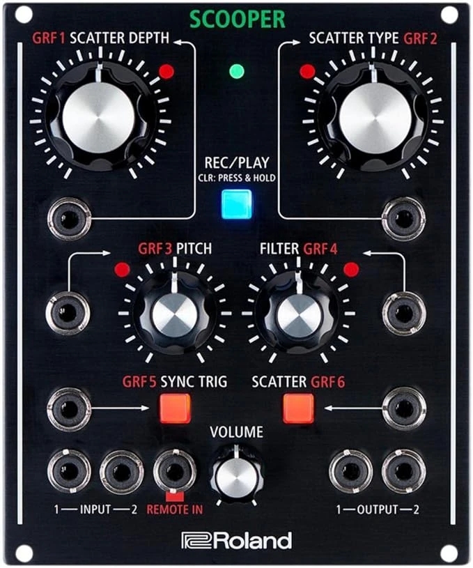 Roland SCOOPER Single-Pass looper with Dramatic Modular Scatter Effects