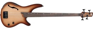Ibanez SRH500F-NNF 4 String Fretless Natural Browned Burst Flat Bass Guitar