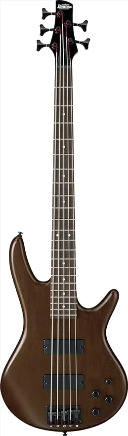 Ibanez GSR205B-WNF SR Gio Series 5-String Walnut Flat Bass Guitar