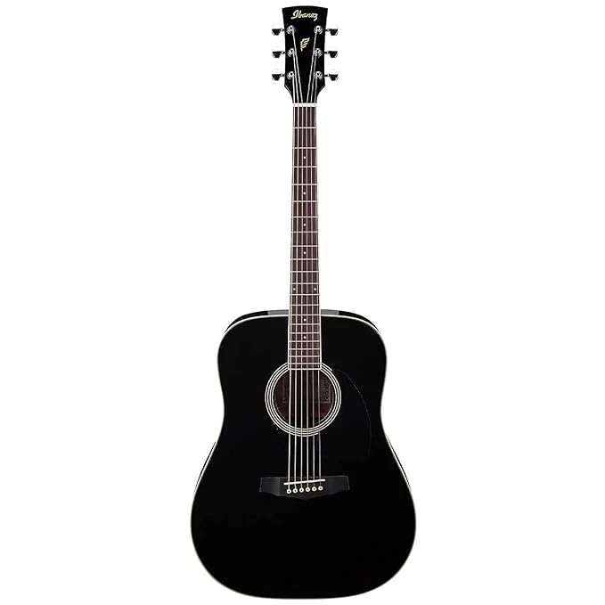 Ibanez PF15-BK Dreadnought body Black High Gloss Acoustic Guitar