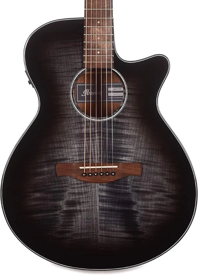 Ibanez AEG70-TCH Transparent Charcoal Burst Acoustic Guitar