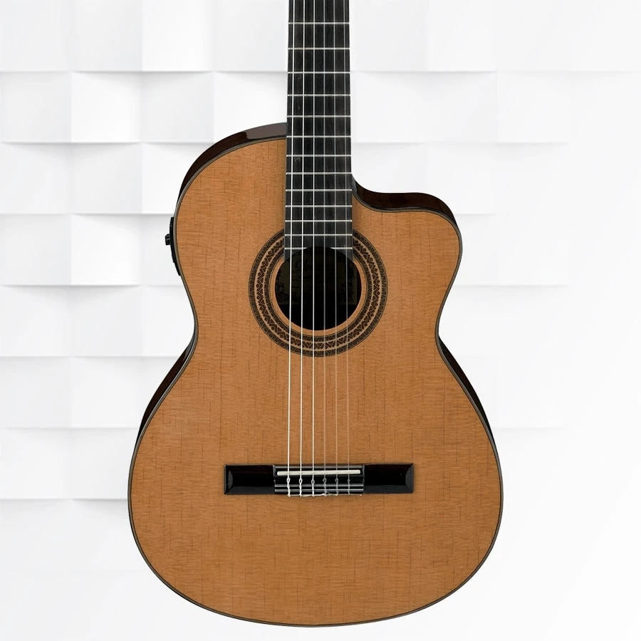 Ibanez GA6CE-AM Cutaway Classical body with Cutaway Electronics Amber High Gloss Classical Guitar
