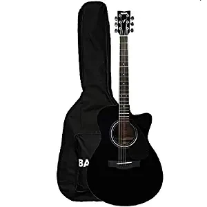 Yamaha FS80C Concert Cutaway Rosewood Black Acoustic Guitar