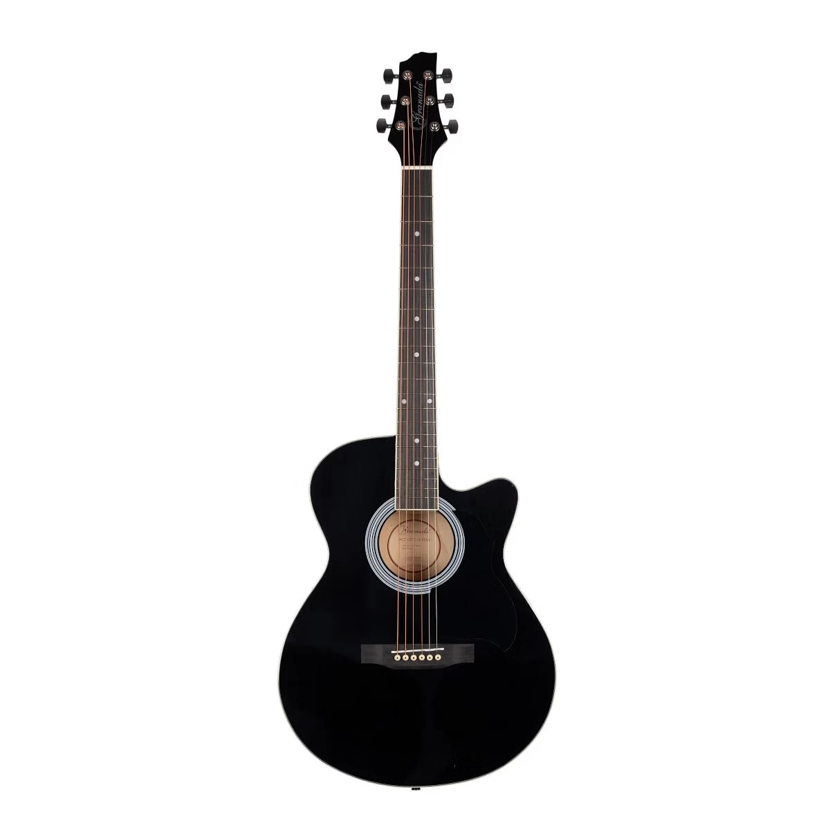 Granada GL113O-C Cut-Away -Black Gloss Acoustic Guitar