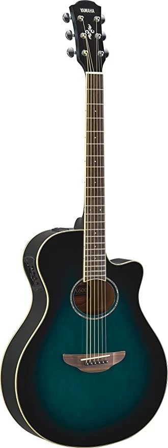 Yamaha APX600 APX Shape Rosewood Oriental Blue Burst Acoustic Guitar